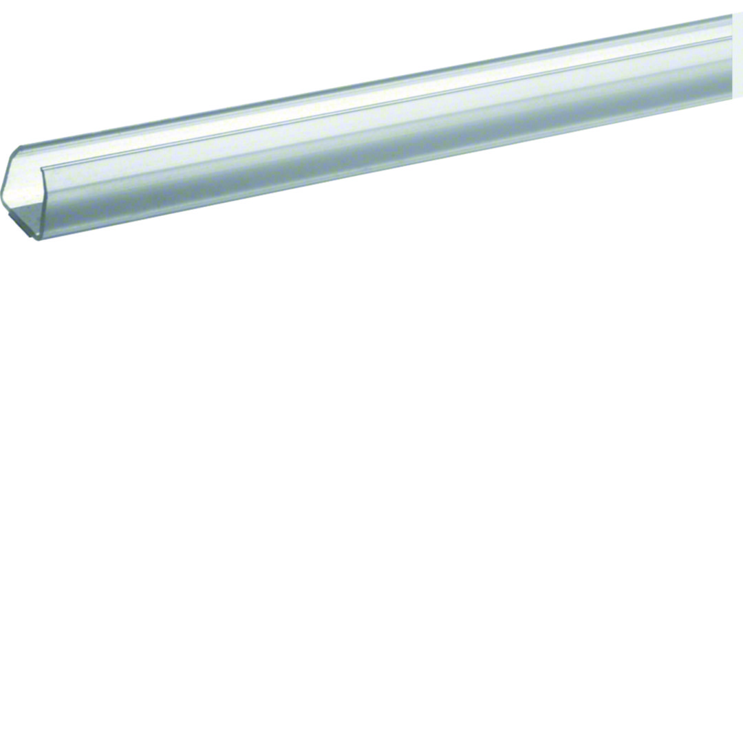 Minicsatorna fedéllel műanyag 7mm x 7mm x 2000mm kezeletlen LF Hager