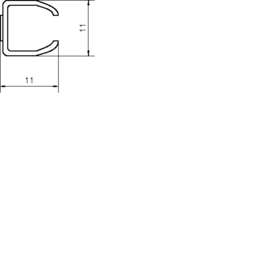 M16598014 - Leitungsführungskanal aus PVC Mini-Snap für Leitungen 7,5-10mm braun