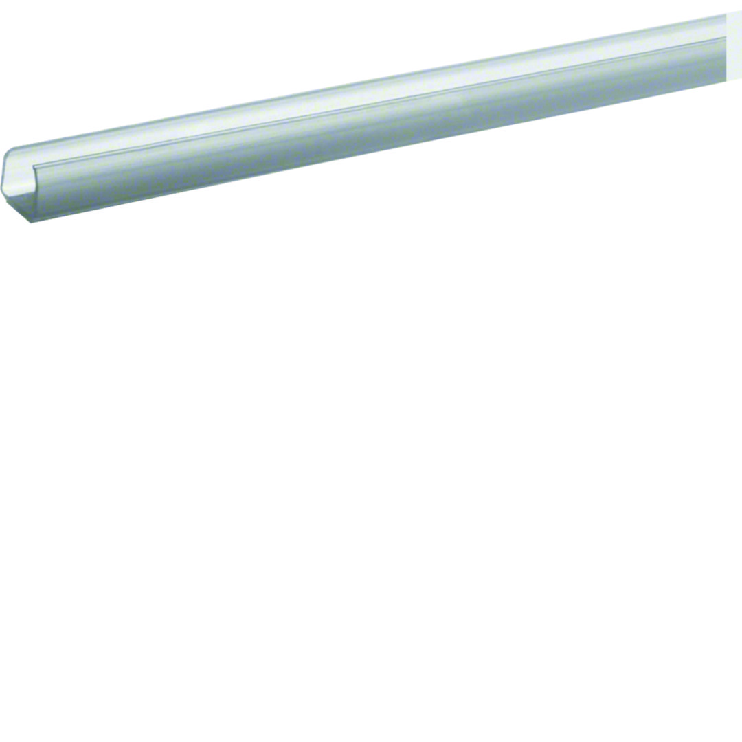 Minicsatorna fedéllel műanyag 8mm x 8mm x 2000mm kezeletlen LF Hager