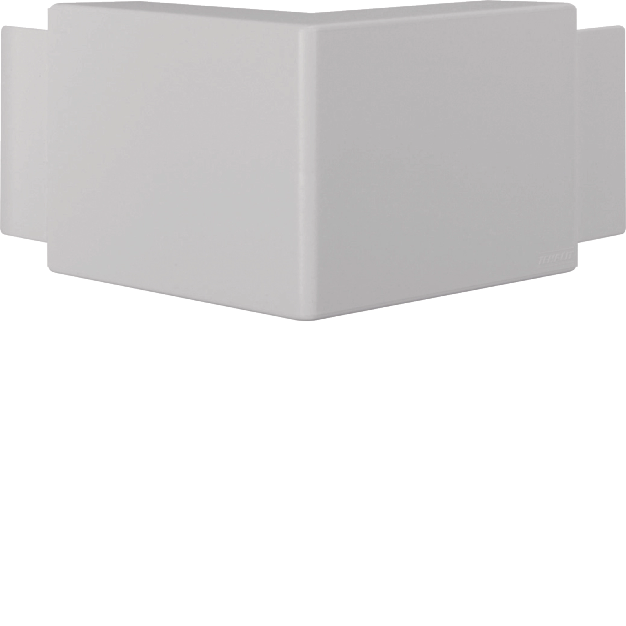 M54527035 - Außeneck schnittkaschierend PVC zu Leitungsführungskanal LF 40x90mm lichtgrau