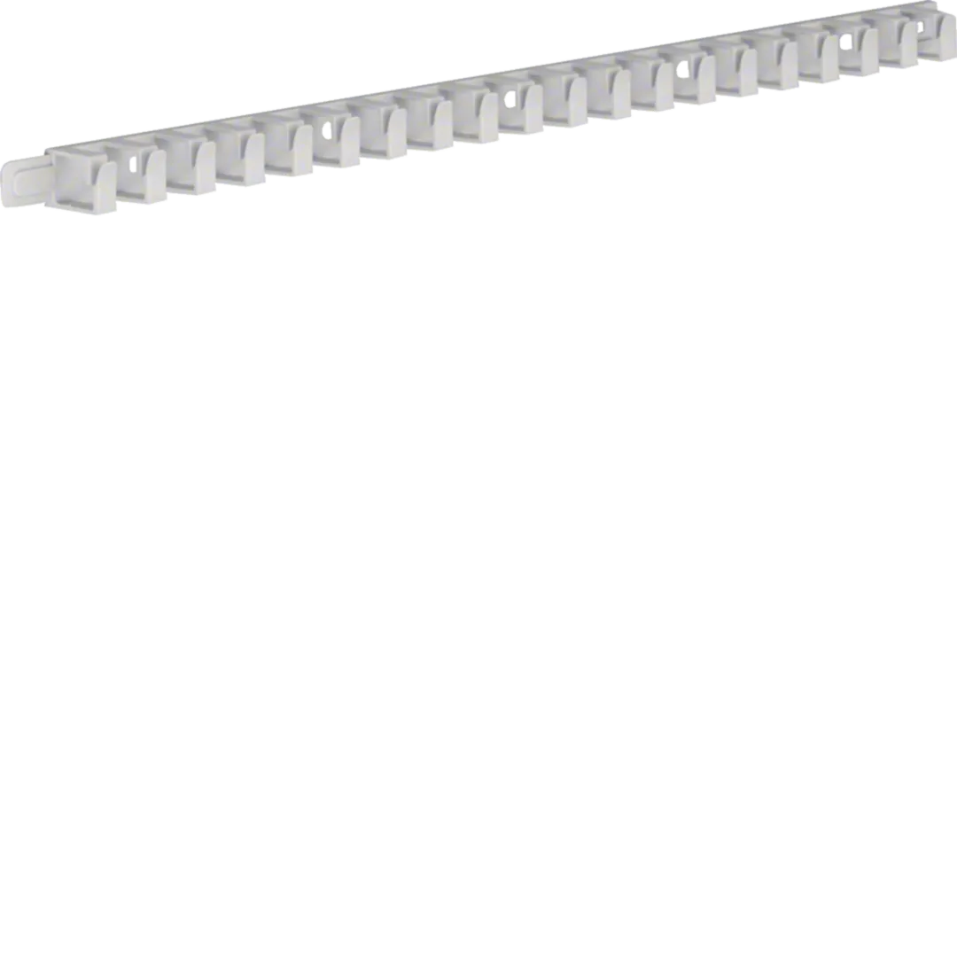 M5690 - Goulotte de câblage flexible Polyamide sans halogene 10mm L=0,25m gris clair