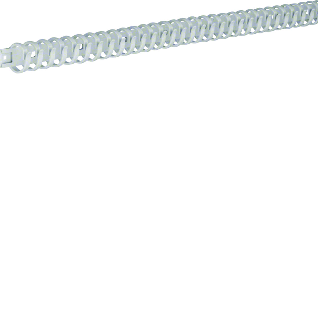 Flexibilis vezetékrendező halogénmentes 500mm 24mm-átmérő világosszürke 4.5mm VK-flex Hager