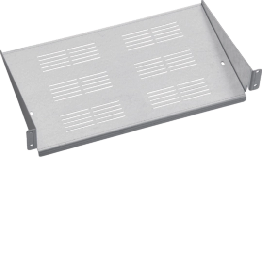MES-SRTB39 - Tablar 19&quot; Festeinbau Tablartiefe 390mm verzinkt