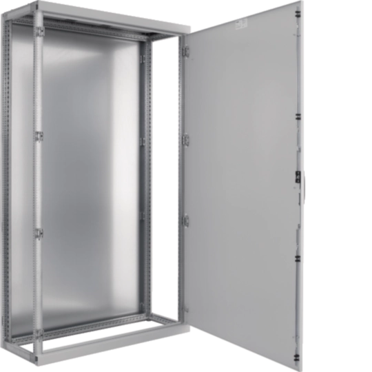 M-R1004018S - Armoire standard IP40 tôle recouvrement flasque entrée 2mm 1000x1800x400 RAL7035