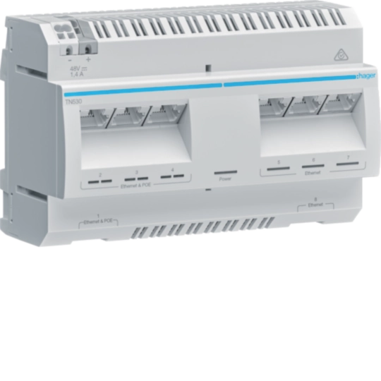 TN530 - PoE-Switch mit 4x PoE ports + 4x 1Gbit/s ports