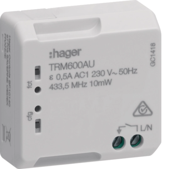 TRM600AU - Additional Control for latching relay or timer