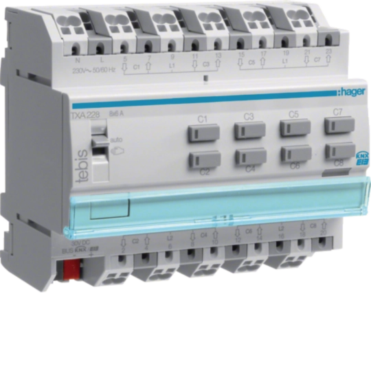 TXA228 - Output device for 8 shutters or blinds 230V~