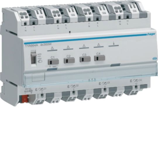 TYA664A - Variador 4 canais 300W KNX-S