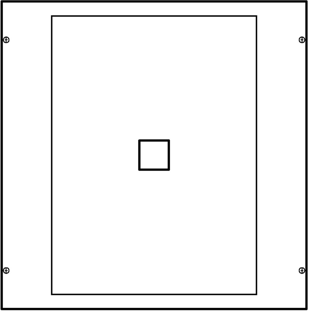 Beépítőkészlet HA358 400/630A szakaszolókapcsolóhoz 600mmx 600mmx 600mm fém 9010-RAL Quadro Hager