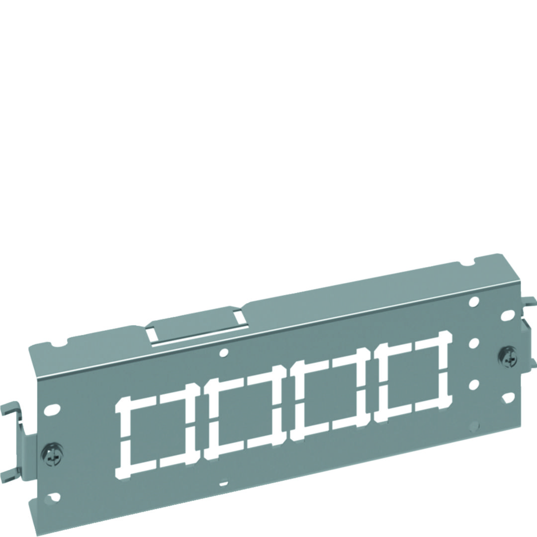 Elválasztólemez oldalsó teli 2b forma 90mm x 40mm acél lakkozott QuadroEvo Hager