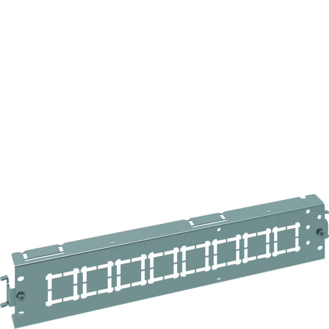 Elválasztólemez oldalsó teli 2b forma 90mm x 40mm acél lakkozott QuadroEvo Hager