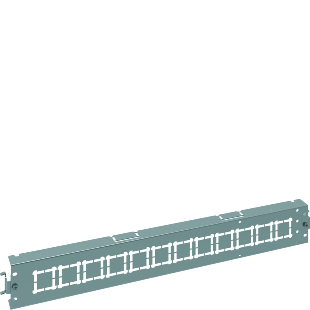 Elválasztólemez oldalsó teli 2b forma 90mm x 40mm acél lakkozott QuadroEvo Hager