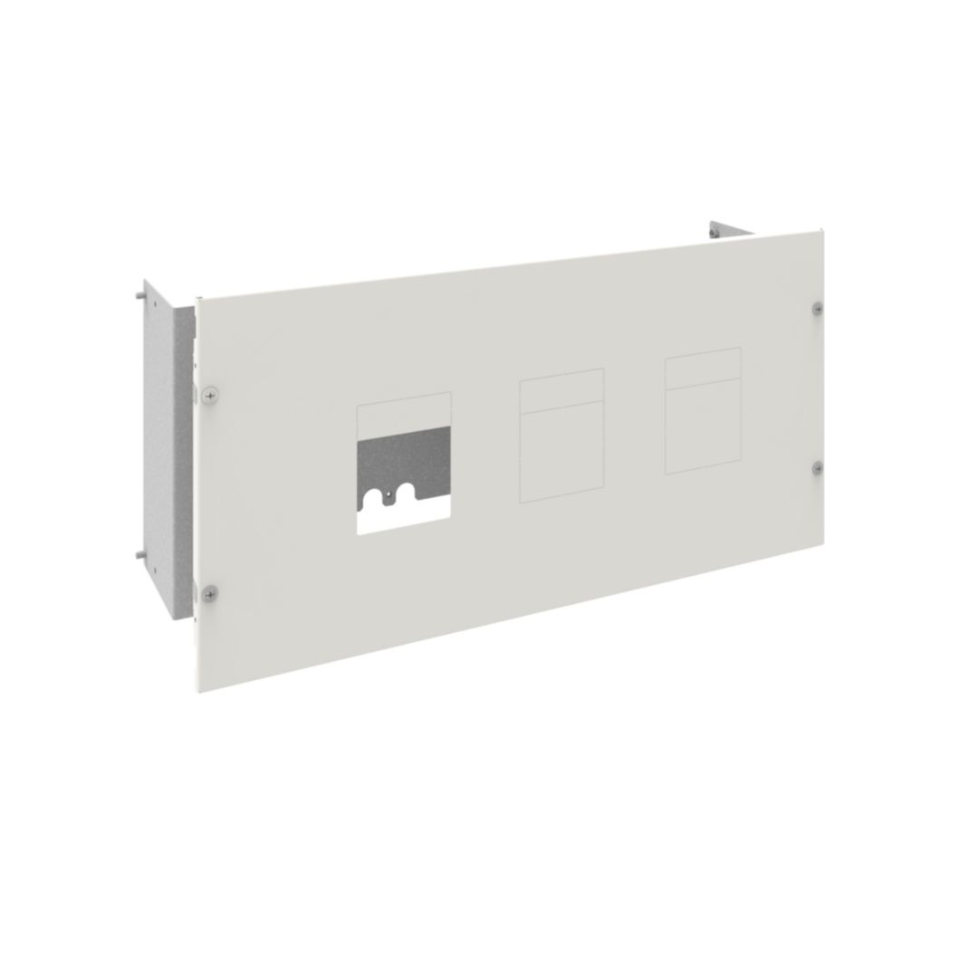 Beépítőkészlet 3xMCCB P160-hoz fix függőleges 300mm x 600mm x 188mm 600mm-sortávolság QuadroEvo Hager
