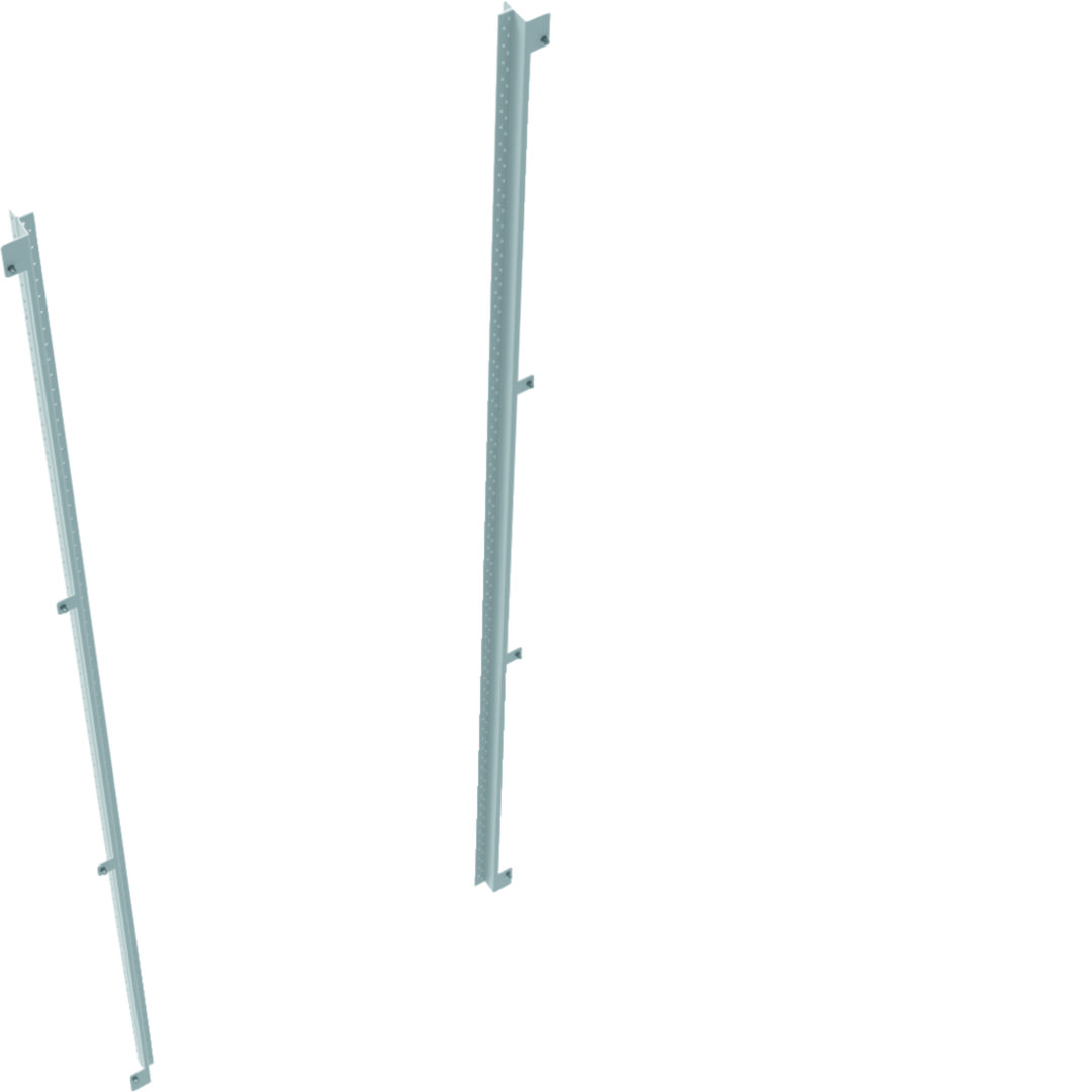 Szerelősínkészlet elülső oszlop-pár különleges profil tűzihorganyzott acél 45mmx1800mm QuadroEvo Hager
