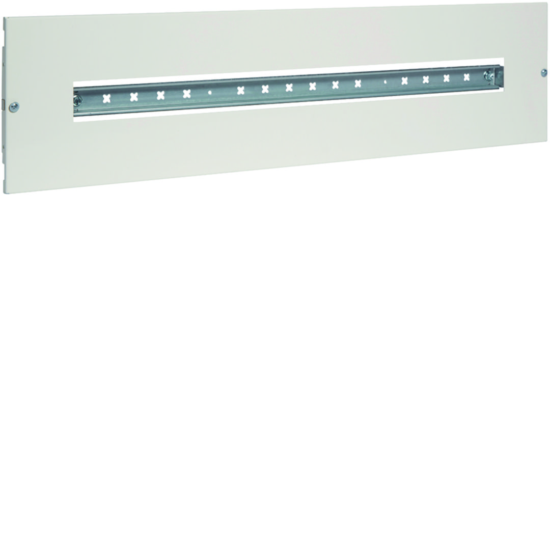 Beépítőkészlet moduláris 1-kalapsín 36-modul/sín 200mm 800mm x 15mm Quadro Hager