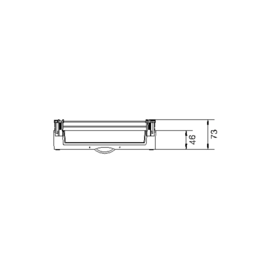 UC21MG - Bausatz, universN, 300x250mm, für Reiheneinbaugeräte waagerecht, 2x12 PLE