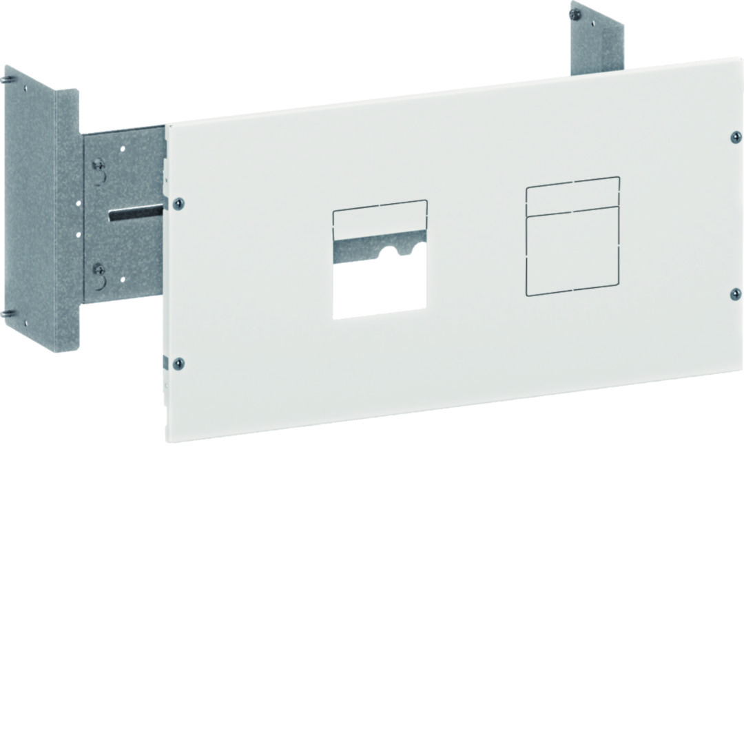 Beépítőkészlet 2xMCCB P250-hez fix függőleges 300mm x 600mm x 188mm 300mm-sortávolság QuadroEvo Hager
