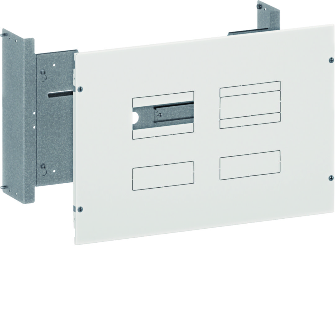 Beépítőkészlet MCCB X/H250+RCD-hez fix függőleges 400mm x 600mm x 188mm 400mm-sortávolság QuadroEvo Hager