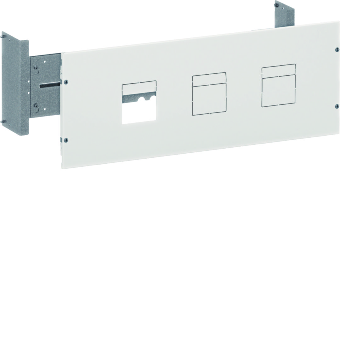 Beépítőkészlet 3xMCCB P250-hez fix függőleges 300mm x 800mm x 188mm 300mm-sortávolság QuadroEvo Hager