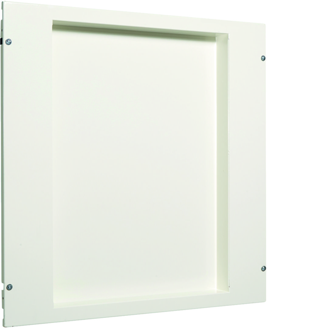 Mélyített előlap teli 600mm x 600mm acél Quadro Hager