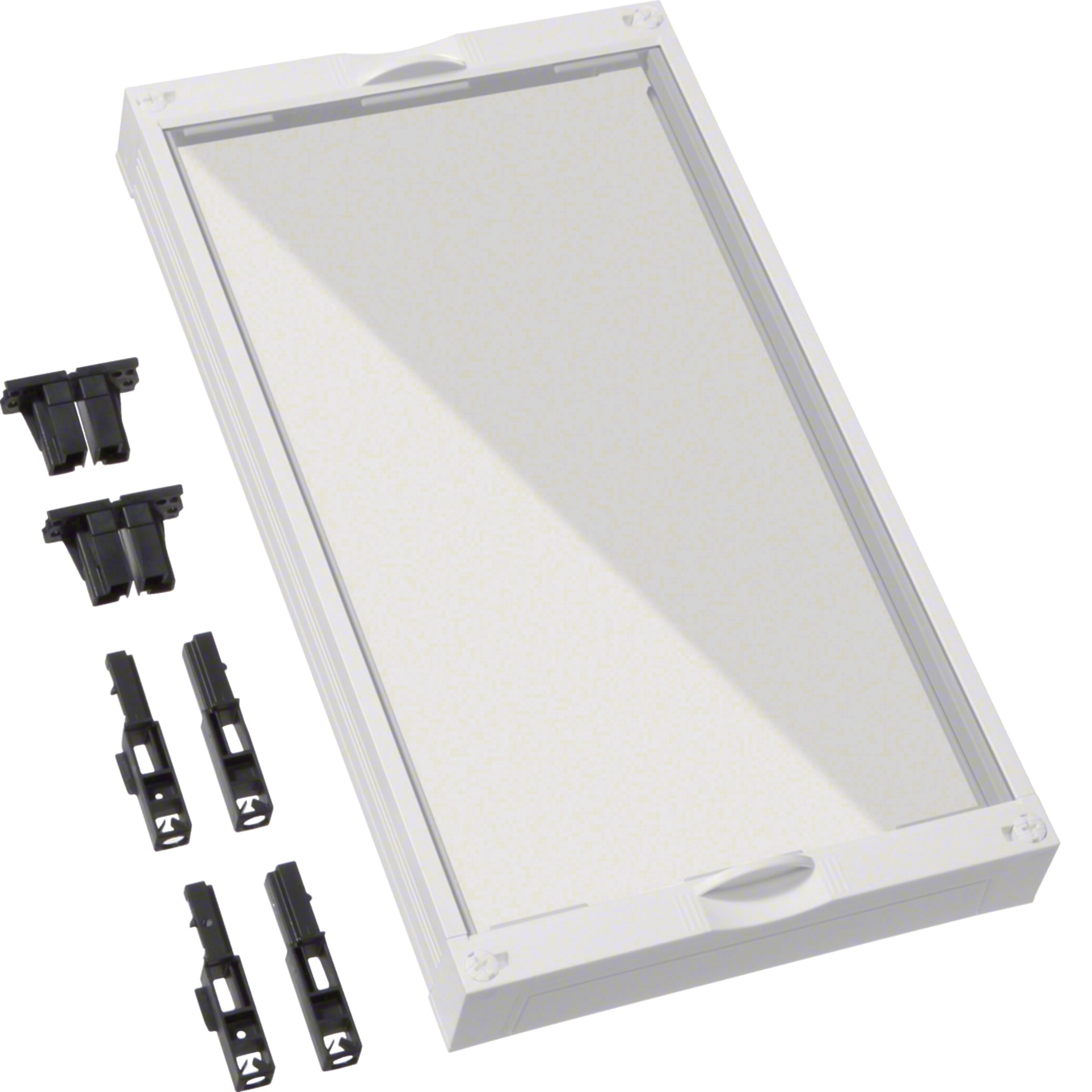 Bausatz, universN, 450x250mm, Berührungsschutzabdeckung klarsicht