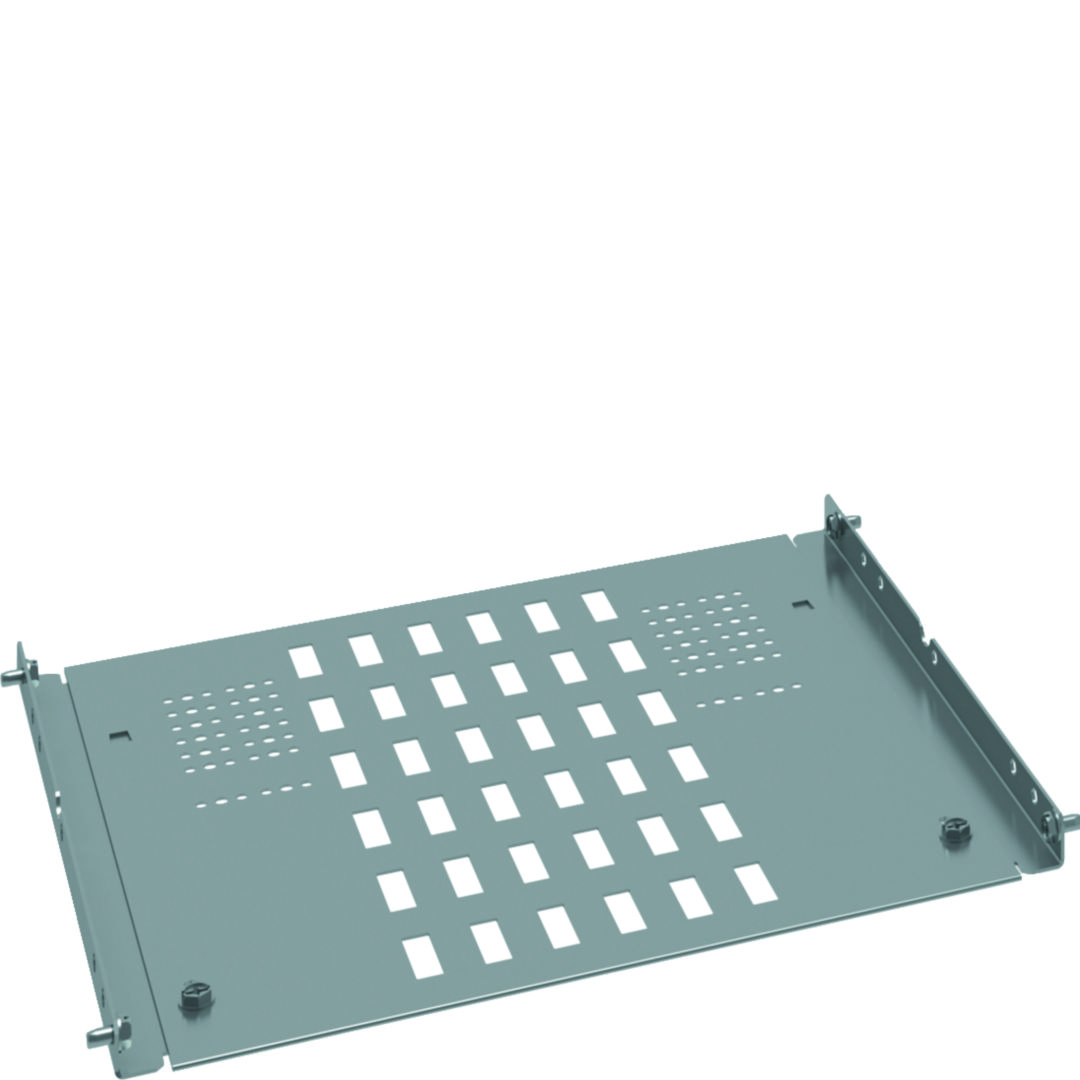 Elválasztólemez vízszintes teli 2b forma 19mm x 350mm acél galvanizált QuadroEvo Hager