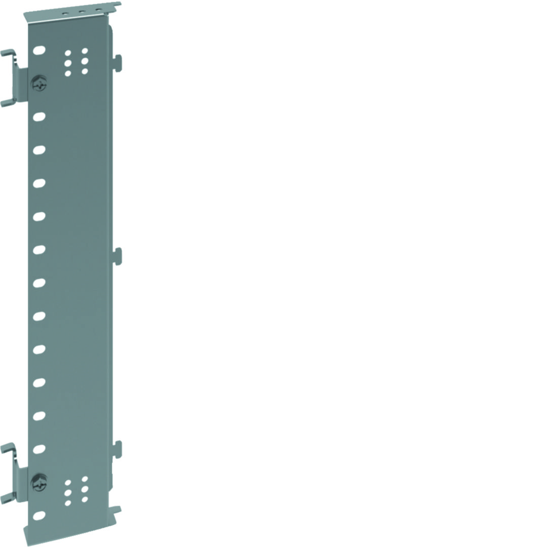 Elválasztólemez hátsó oldalsó 2b forma 394mm x 30mm acél galvanizált  csatlakozónyílásokkal QuadroEvo Hager