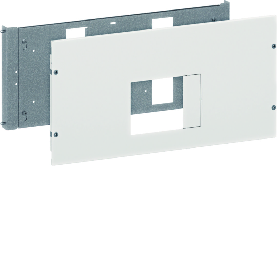 Beépítőkészlet MCCB P630-hoz dugaszolható vízszintes 300mm x 600mm x 210mm 300mm-sortávolság QuadroEvo Hager
