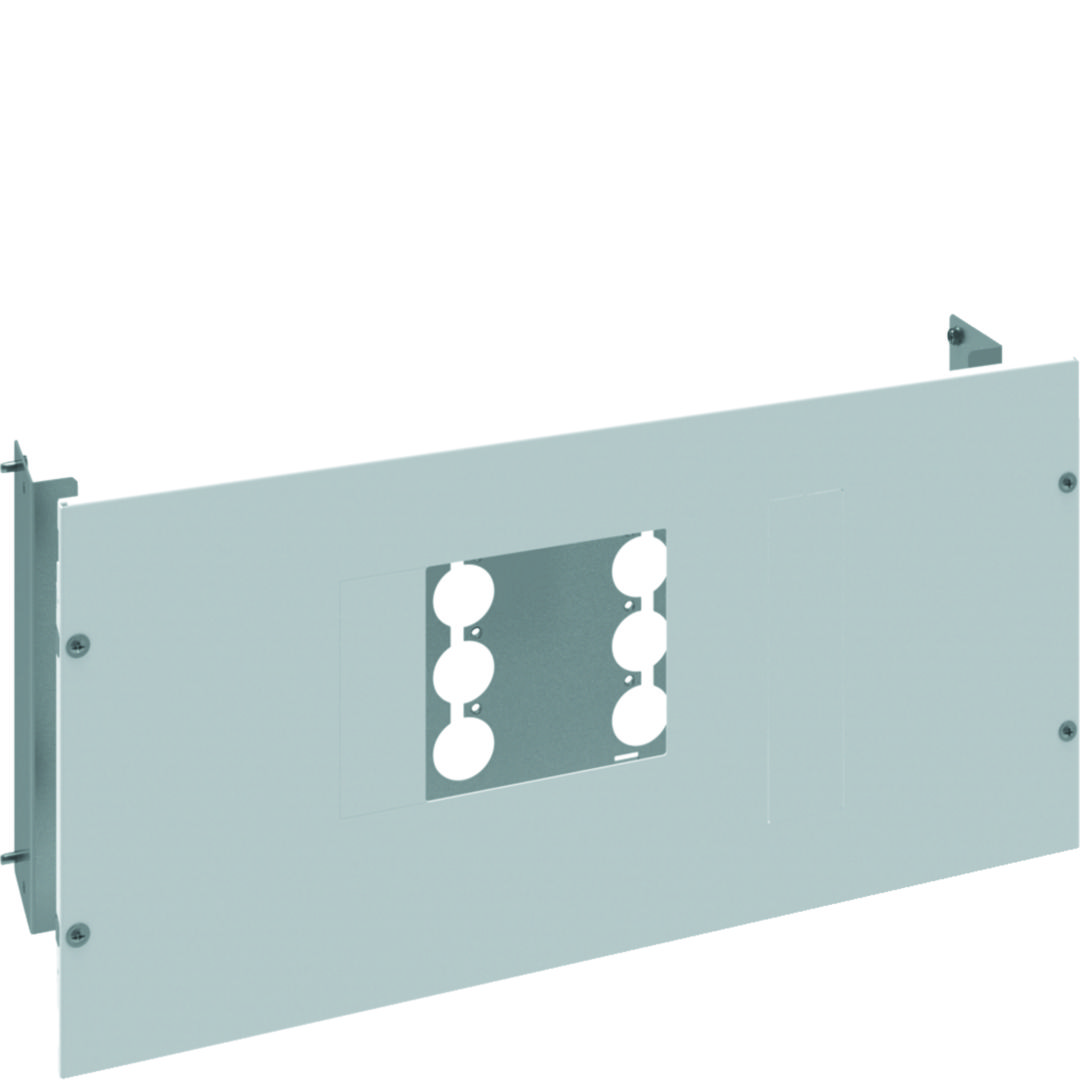 Beépítőkészlet MCCB H3+P630+RCD-hez fix vízszintes 300mm x 600mm x 188mm 300mm-sortávolság QuadroEvo Hager