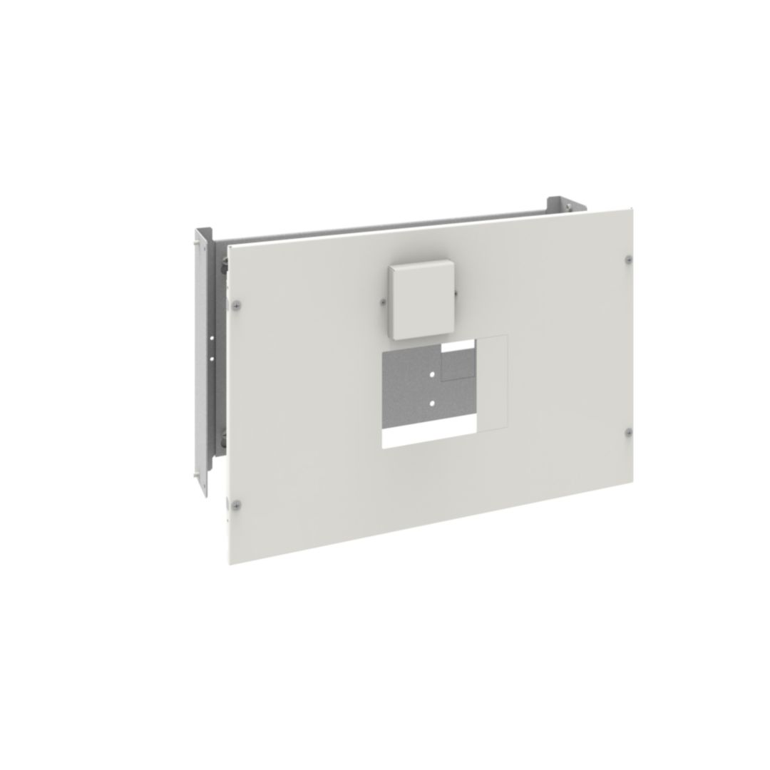 Beépítőkészlet MCCB P630-hoz kocsizható vízszintes 400mm x 600mm x 210mm 300mm-sortávolság QuadroEvo Hager