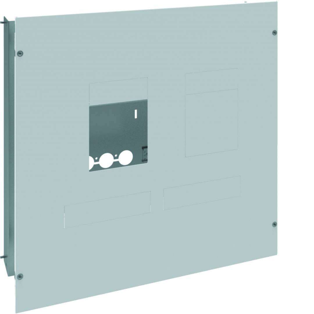 Beépítőkészlet 2xMCCB H3+P630+RCD-hez fix függőleges 600mm x 600mm x 188mm 600mm-sortávolság QuadroEvo Hager