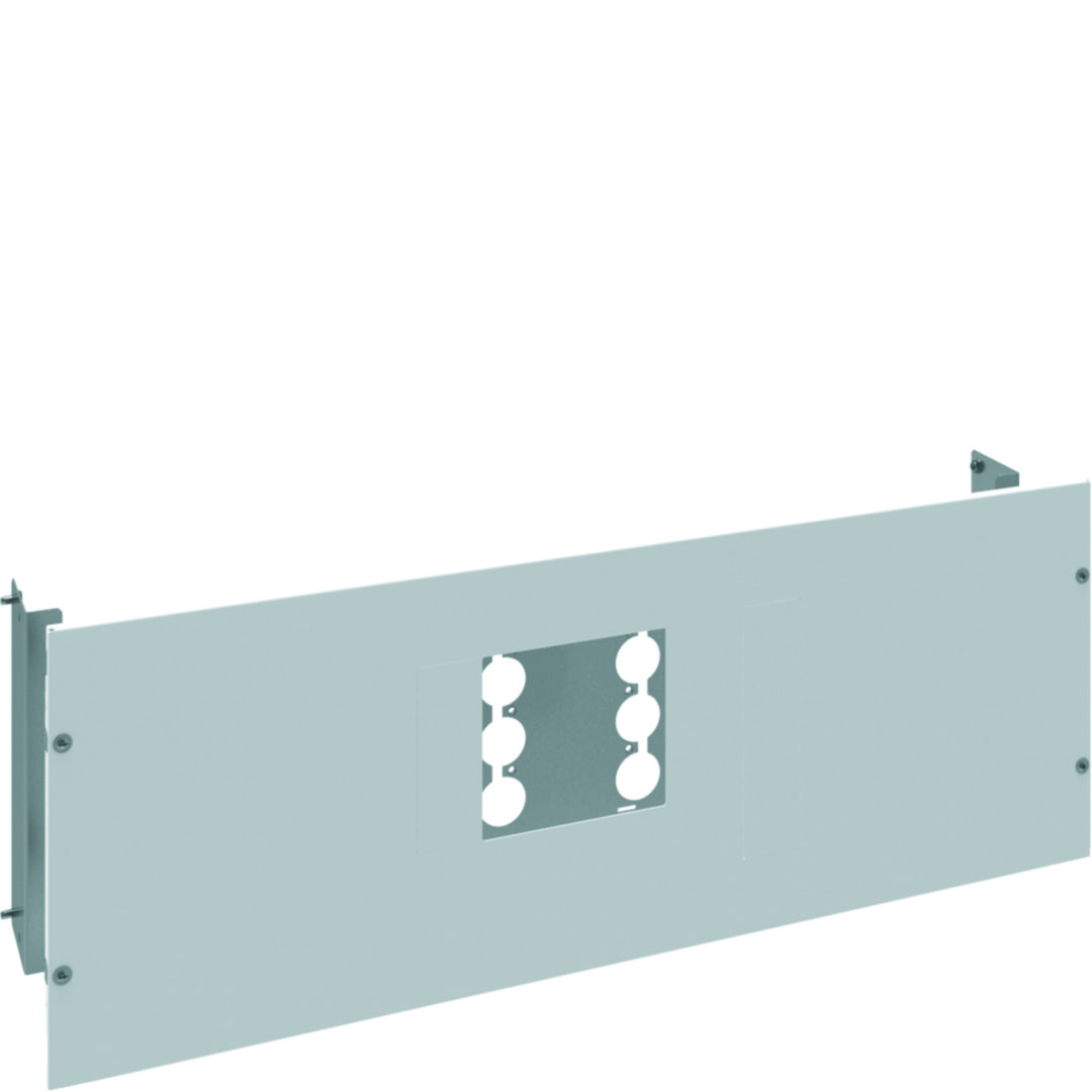 Beépítőkészlet MCCB H3+P630+RCD-hez fix vízszintes 300mm x 800mm x 188mm 300mm-sortávolság QuadroEvo Hager