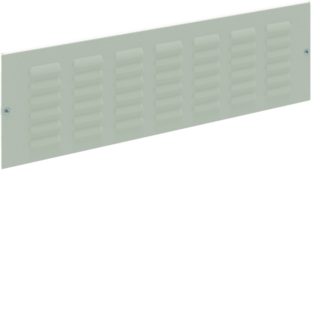 Előlap kopoltyúlemez 600mm x 100mm 2U porszórt acél Quadro Hager