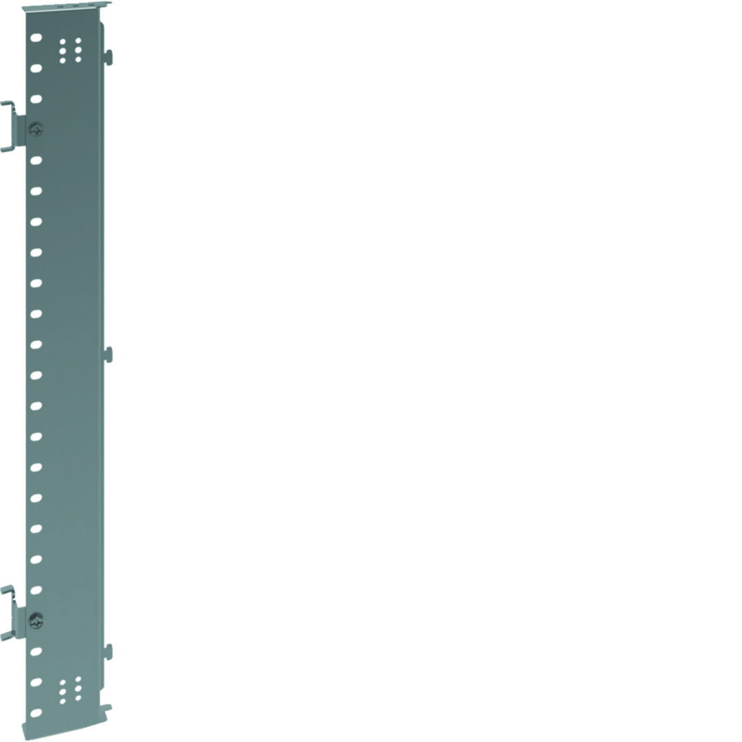 Elválasztólemez hátsó oldalsó 2b forma 594mm x 30mm acél galvanizált  csatlakozónyílásokkal QuadroEvo Hager