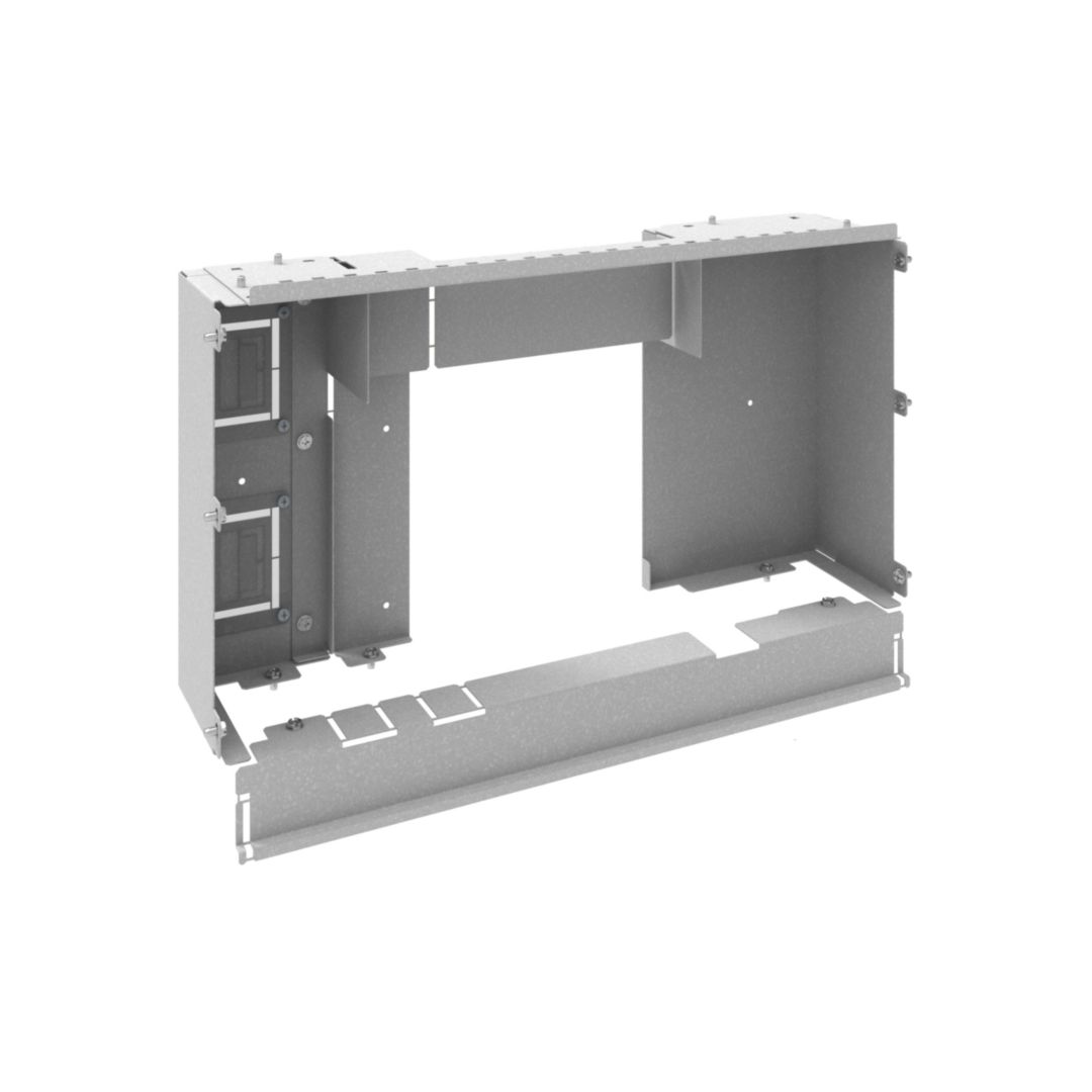 Elválasztólemez 3b fix forma 400mm x 600mm acél galvanizált QuadroEvo Hager