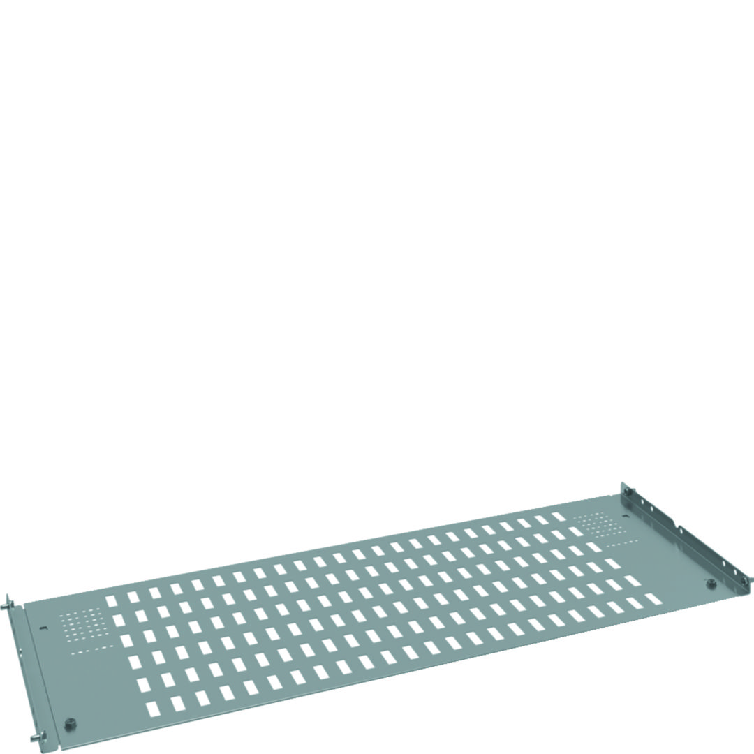 Elválasztólemez vízszintes teli 2b forma 19mm x 800mm acél galvanizált QuadroEvo Hager