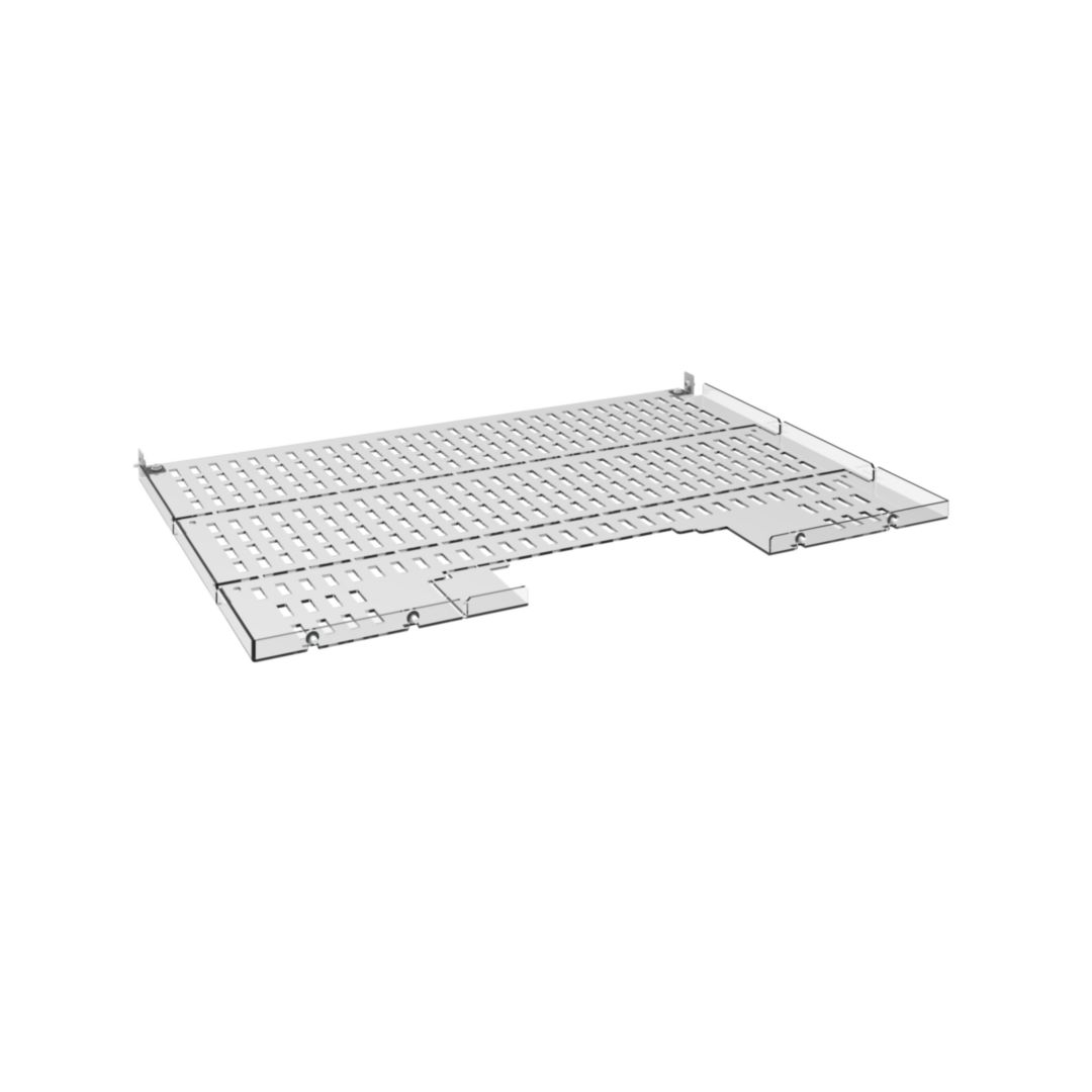 Elválasztólemez 4b fiókos forma 21mm x 800mm acél galvanizált QuadroEvo Hager