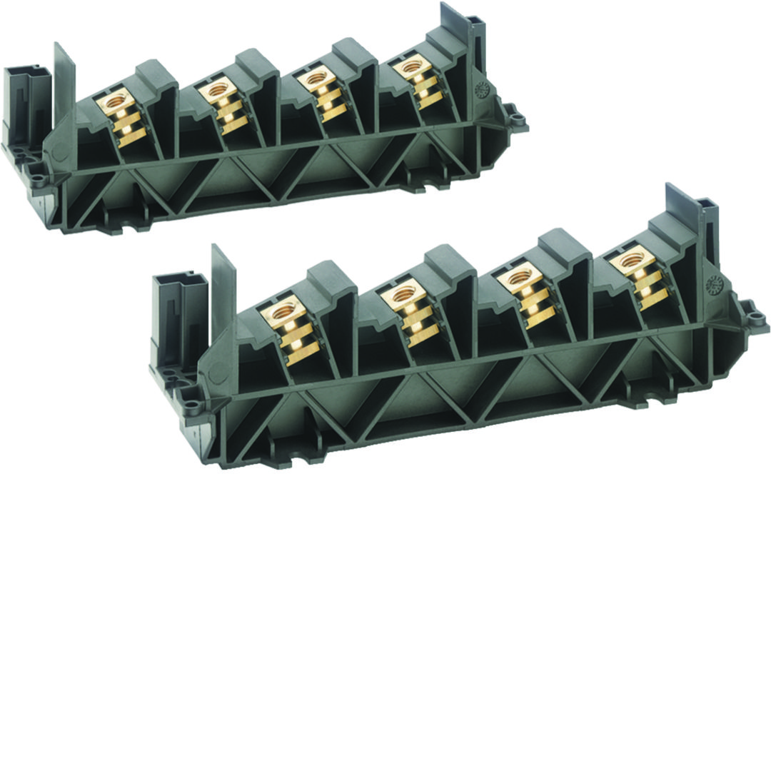 Gyűjtősíntartó ferde 30x10mm-sínhez 4P 160A Quadro Hager
