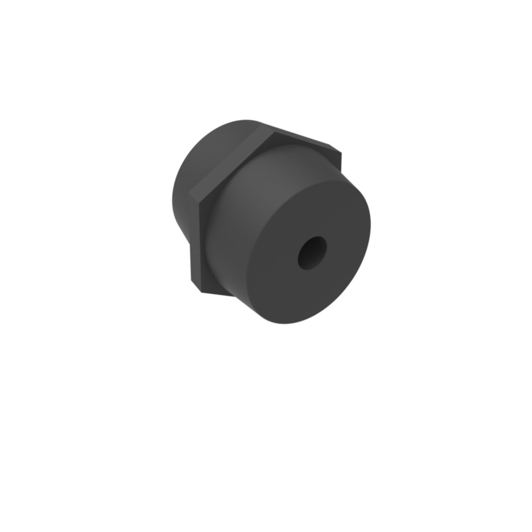Támszigetelő M8x35mm 41mm x 41mm x 35mm Quadro Hager