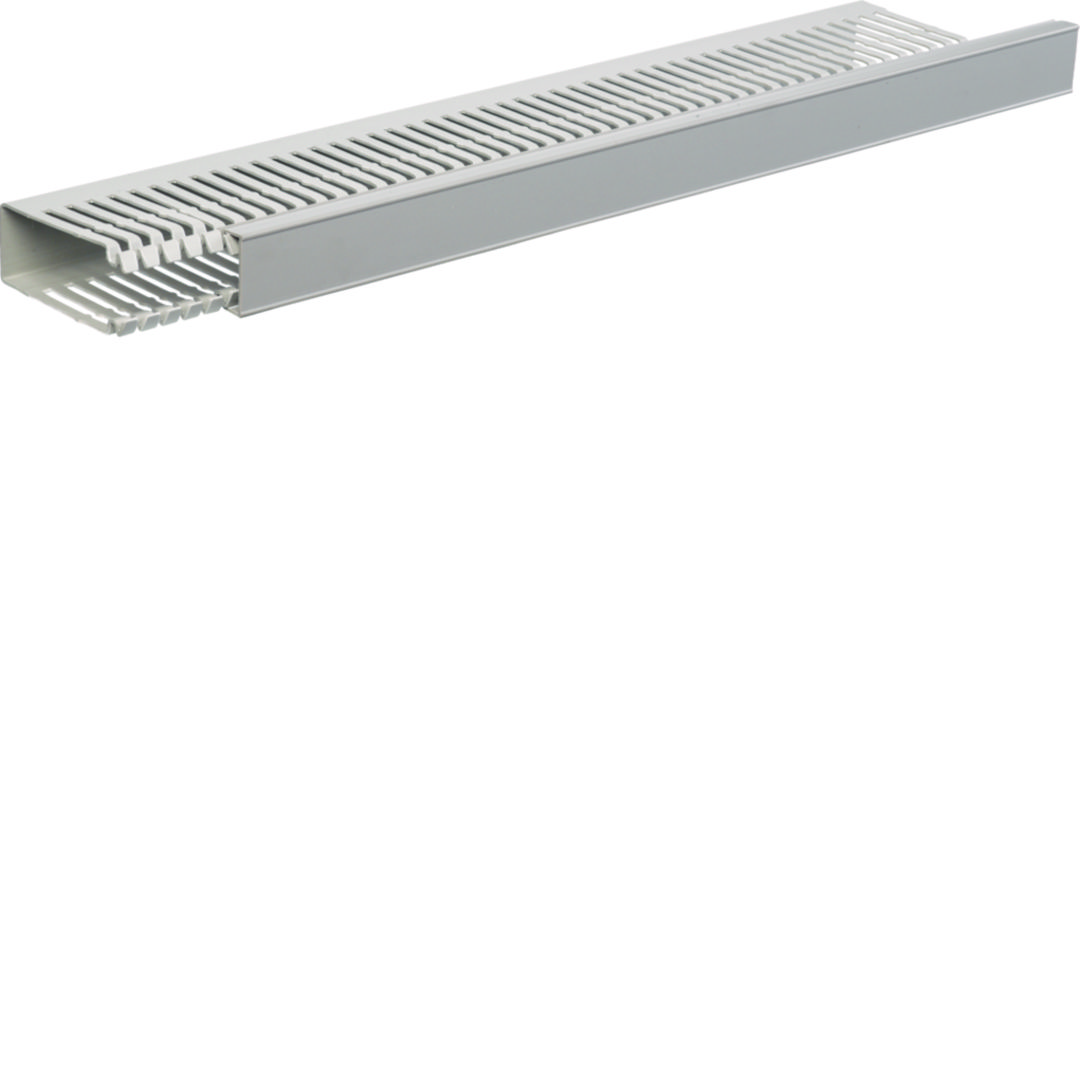Perforált huzalozócsatorna vízszintes 429mm x 80mm x 31mm műanyag Quadro Hager