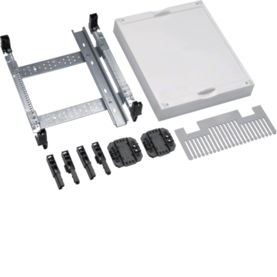 UD21A2 - Unité équipement Univers l250mm h300mm 1 travée bornier vertical 17 modules