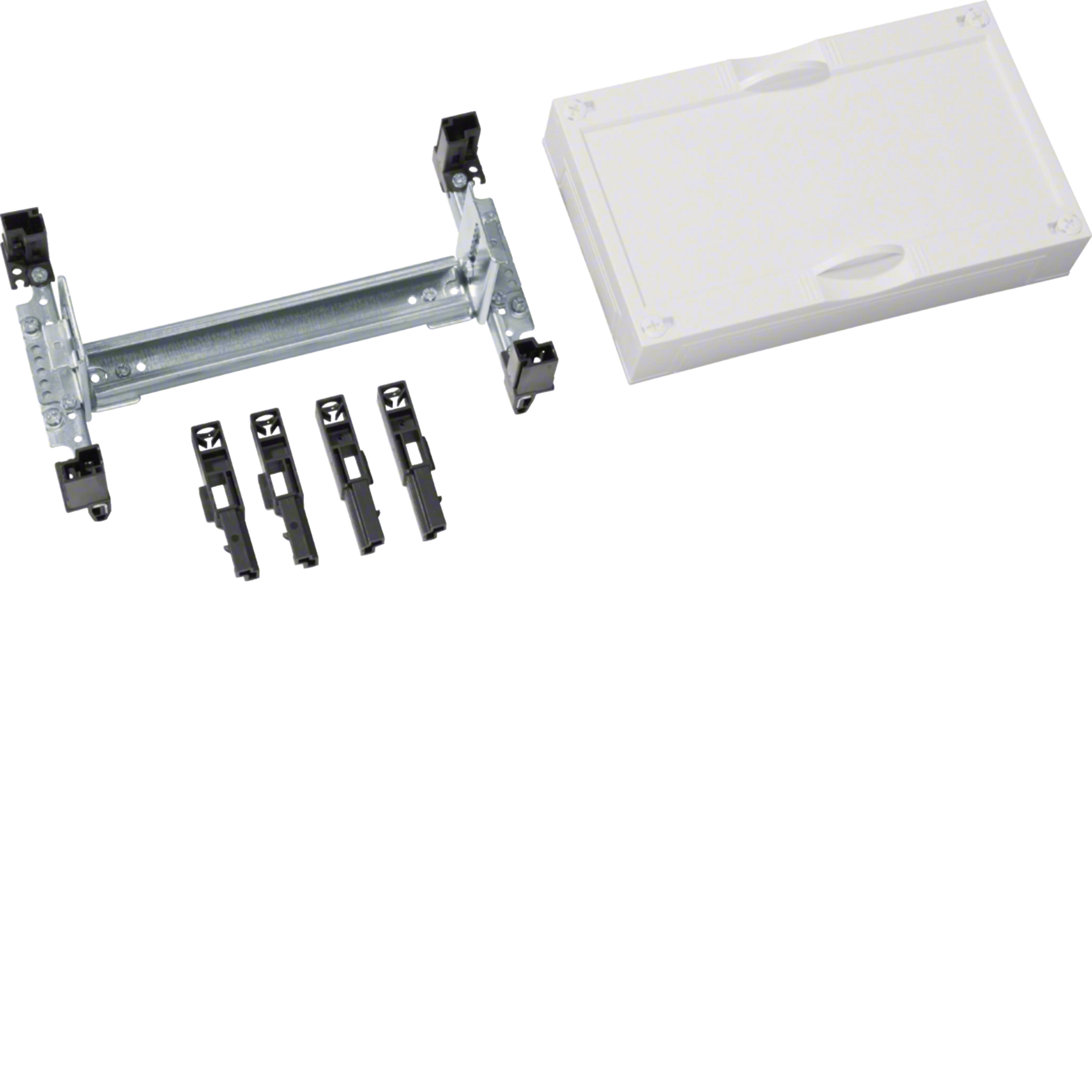 Baustein, universN, 150x250mm, mit Kabelabfangschiene C 30x15/10mm