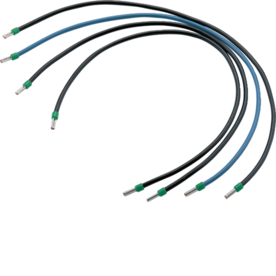 UL25B9 - Bedradingsset 6 mm² lengte 0,5 meter (4 stuks)