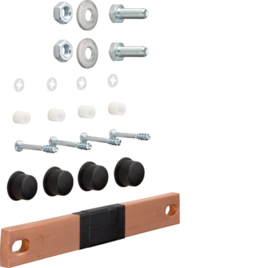 UM05F - S-Schienenverbinder, 60mm universN 30x5/10 1-polig für Anreihstandschränke SK1+2