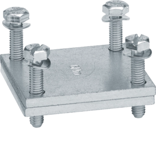 UVZ35PK - Plattenklemme für Flachkupfer und flexiblen Kupferbändern,Klemmraum 35mm x 30mm