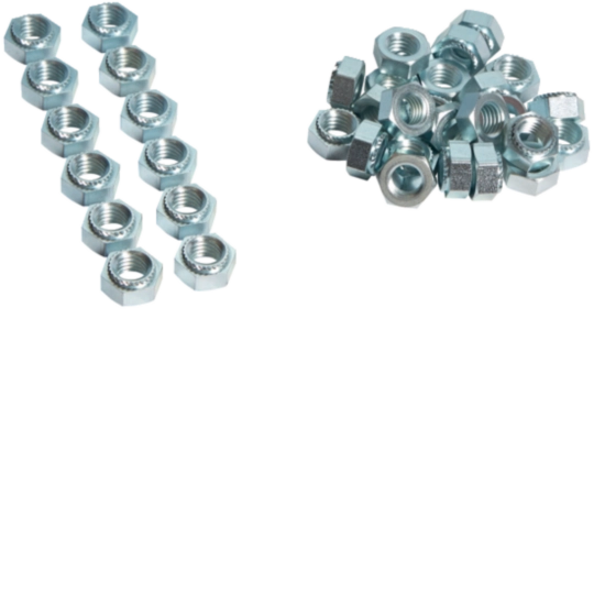 UVZ3M10SM - Setzmutter M10 , für Isolierträger-Profil (100 Stück)