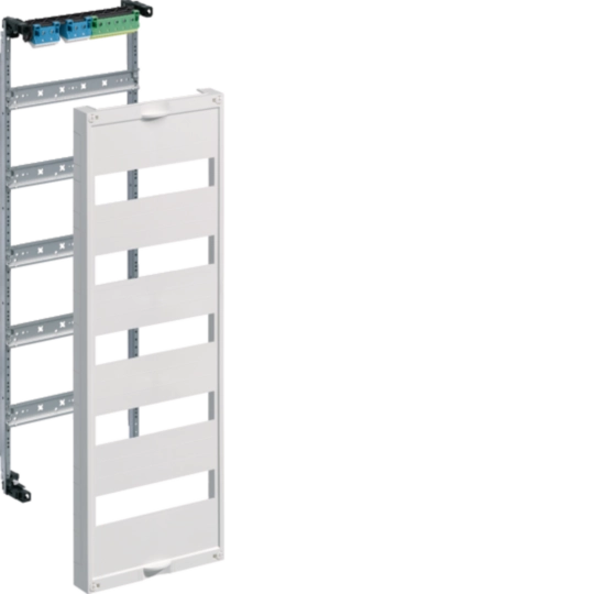 UW51U - Einbausatz Feldverteiler UP, 5-reihig, univ.FW, mit Hutschienen, 750x250mm, QC