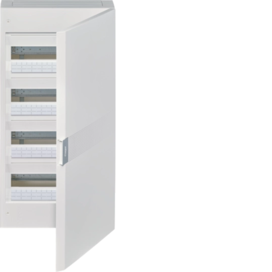 VB418J - Small distributor,vega,surface,4row,72M,IP40,brass-terminal,PE,white door