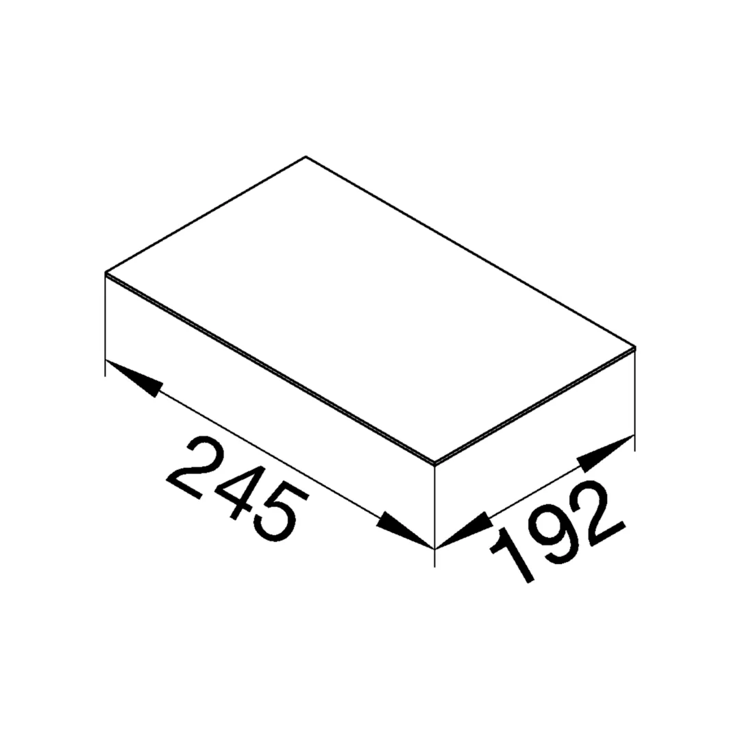 VDDEE09P1 - Deckeleinlage aus Pappe für Verschlussdeckel VDE09 Materialstärke 1mm