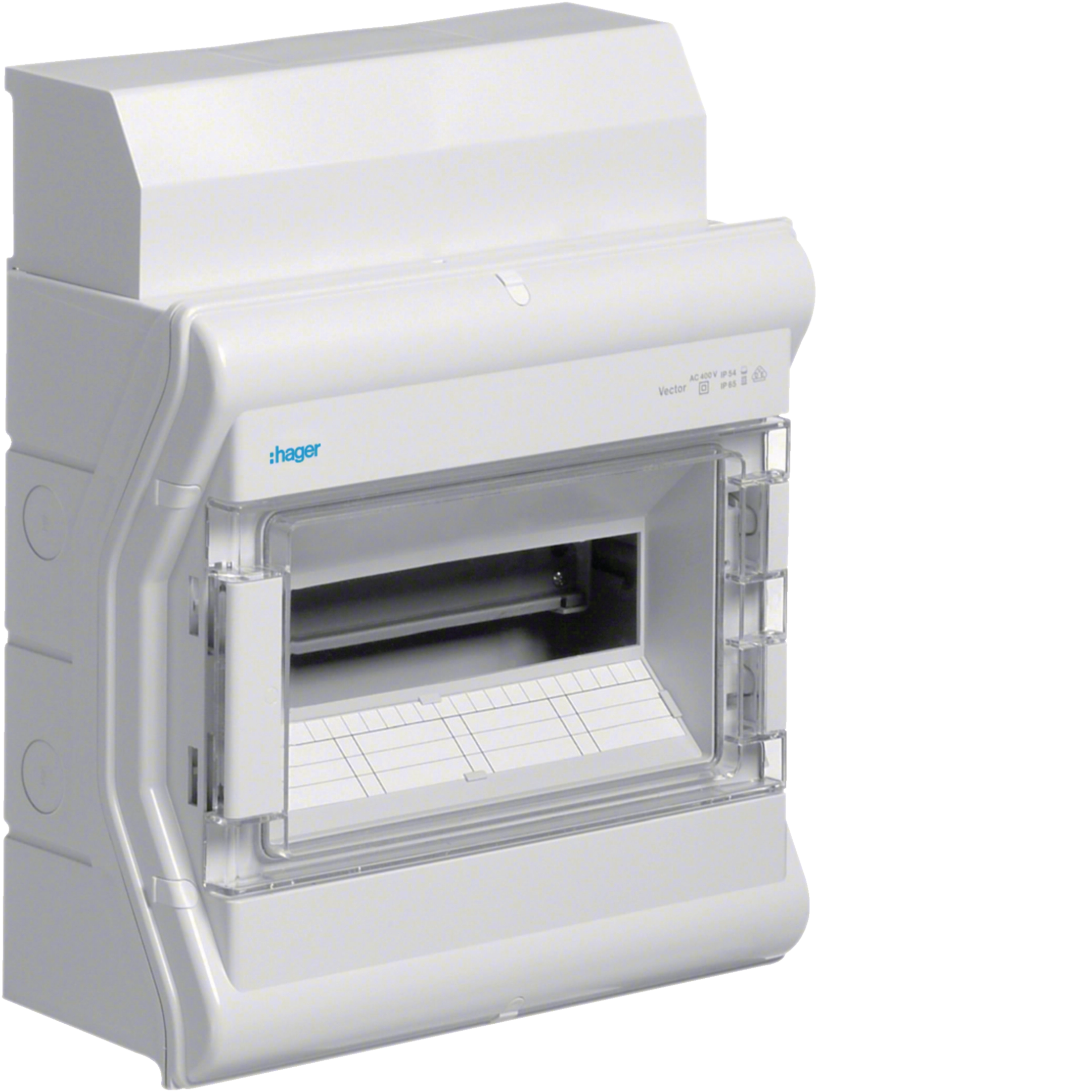 Kleinverteiler, vector, APV, IP65, 12PLE, mit Rangierkanal